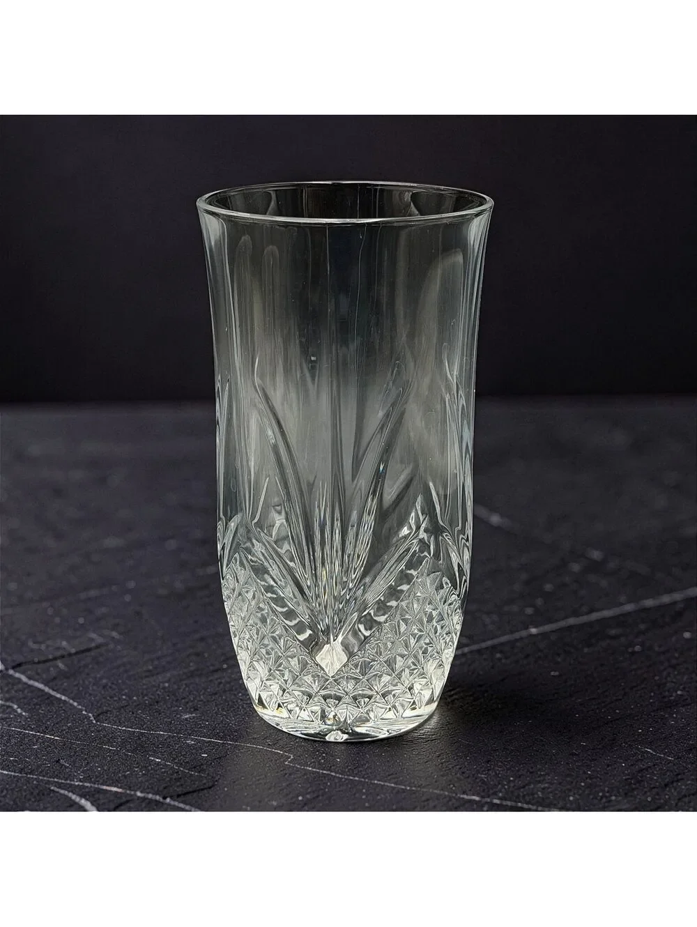 Set of 3 Cristal de Flandre Salzburg Gold Highball Glasses ~ 6